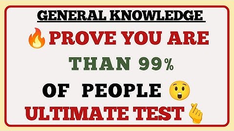 **PROVE YOU’RE SMARTER THAN 99% OF PEOPLE 🧠💥 (Ultimate Intelligence Test)**