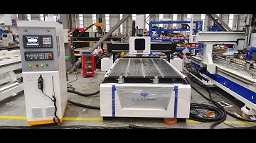 Blue Elephant new design 1325 ATC CNC machine test video for Australian customer
