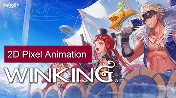 2024 Art Outsourcing 2D Pixel Animation ｜Winking Studios 唯晶科技