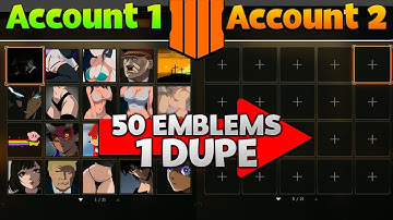 How to Duplicate 50 Emblems in ONE GO! Black Ops 4 Glitch Tutorial