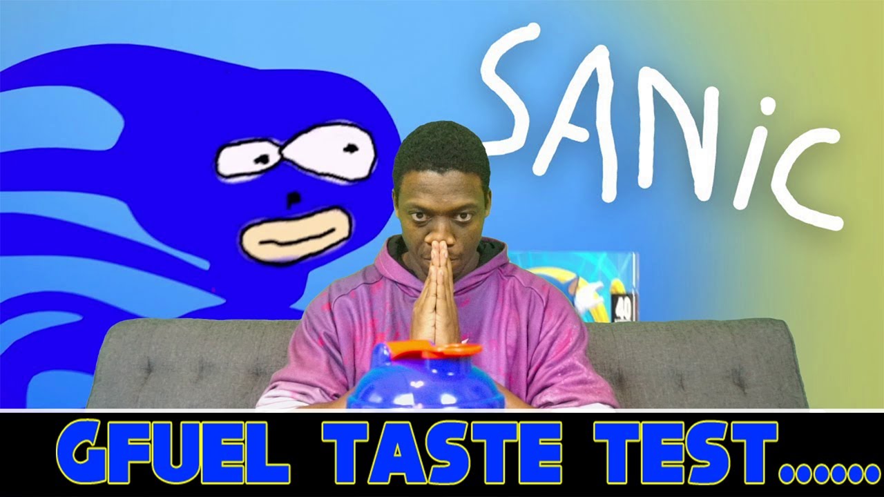 Why GFUEL!?......New "Sanic" Chili Dog Flavor Taste Test YouTube