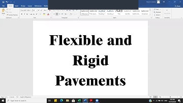 Flexible and Rigid Pavements Design (Excel)