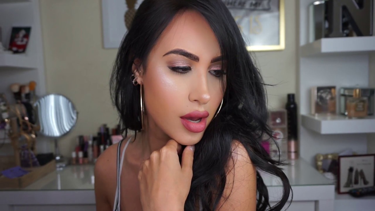 Stila Glitter Liquid Eyeshadow w/ Huda Lashes!