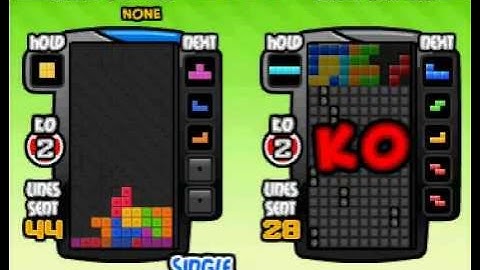 The Journey to Rank 100 in Tetris Battle #25- The Power of the 4 Wide Combo