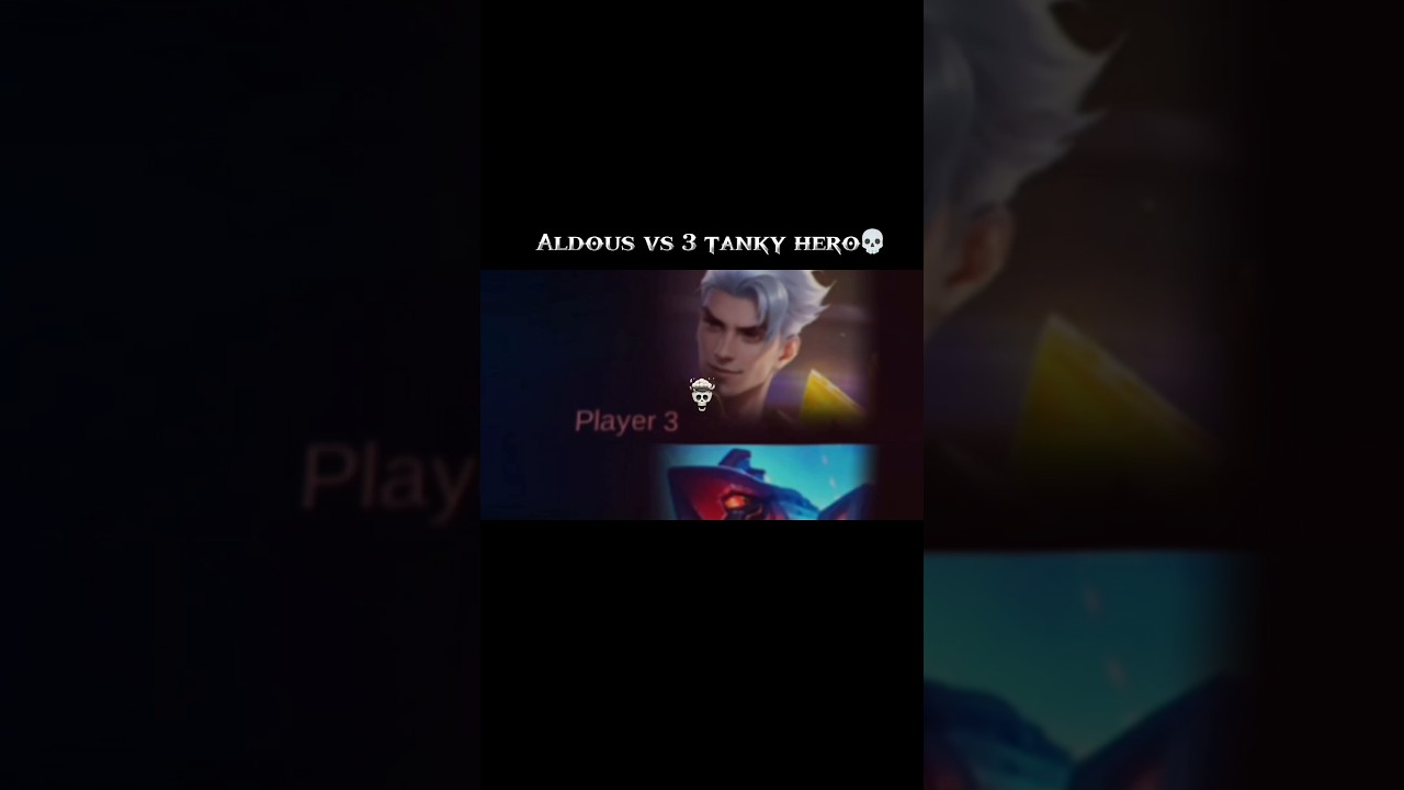 Aldous vs 3 tanky hero🥶 super hard gameplay