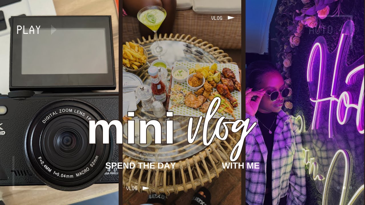 Mini vlog | Unboxing + Vlog Reviewing the 4K Digital Camera