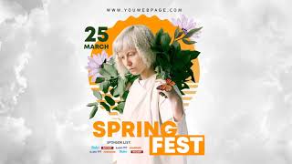 Spring Fest After Effects Template HD