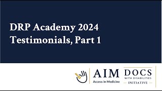 DRP Academy Testimonials 2024 Video 1
