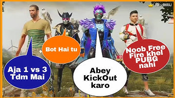 Random player call me Noob and I challenge for Room | Pubg mobile | The Legend Gamer