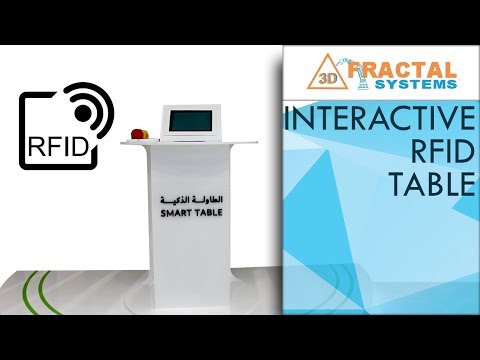 Interactive RFID Table - Dubai Municipality (WOP)
