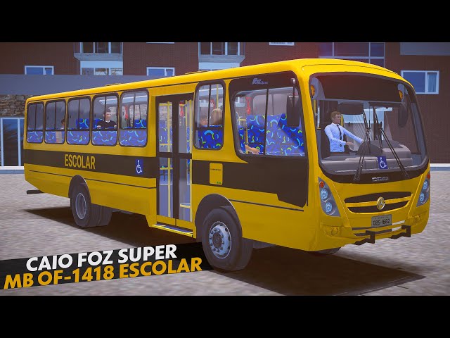 Mod do Caio Foz Super MB OF-1418R Escolar (fase2) – Proton Bus