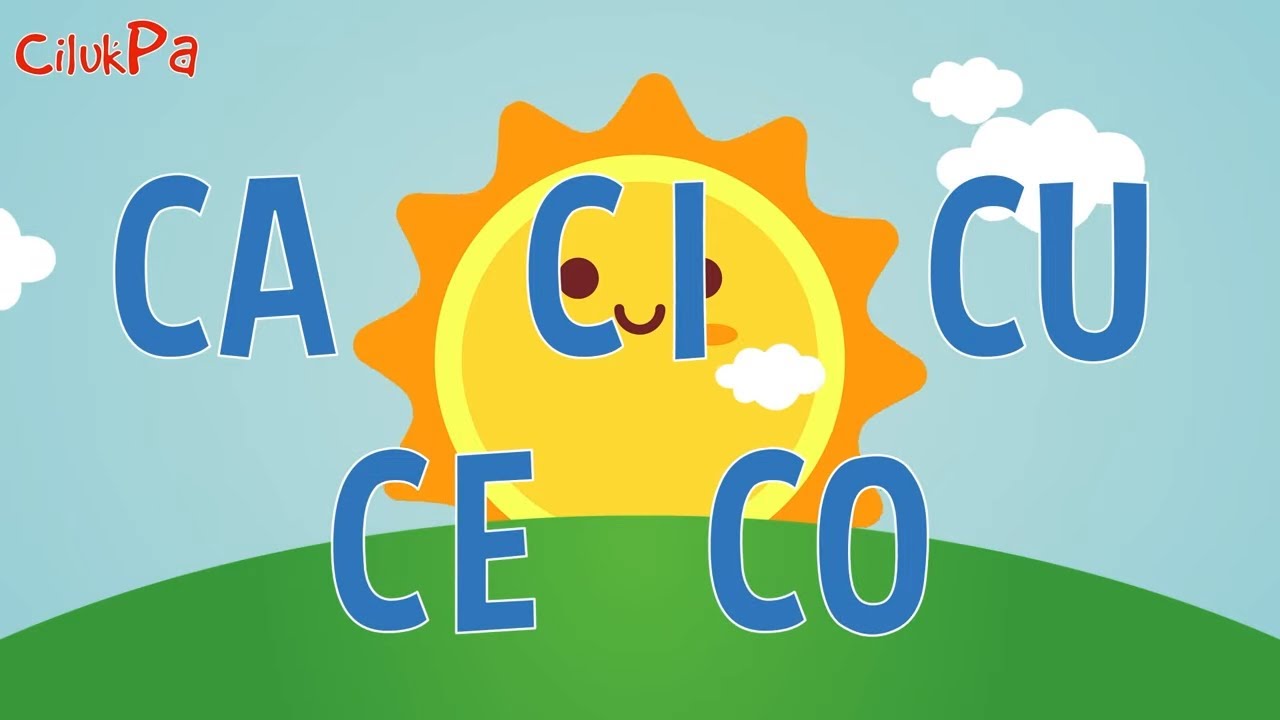 Belajar Membaca Satu Suku Kata | Bahasa Indonesia | CilukPa