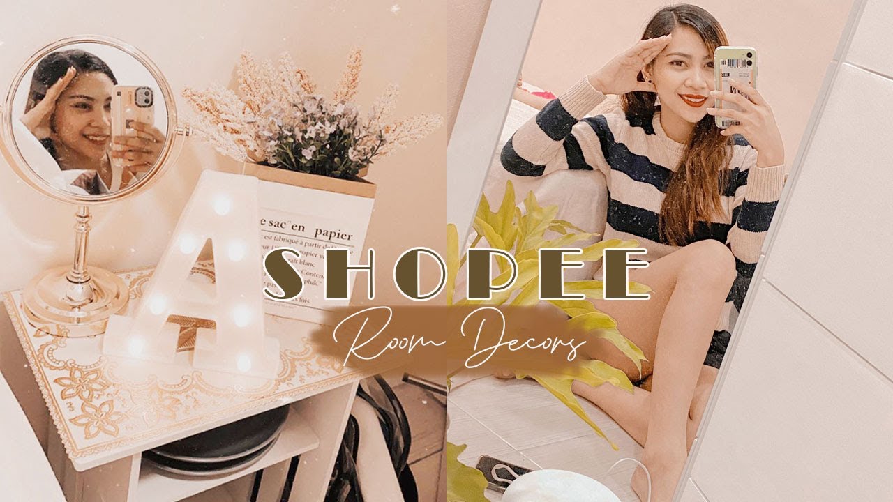 AFFORDABLE SHOPEE ROOM DECOR HAUL ✨ | WHITE & BROWN THEME | AIRIELLE BONIFACIO 2020