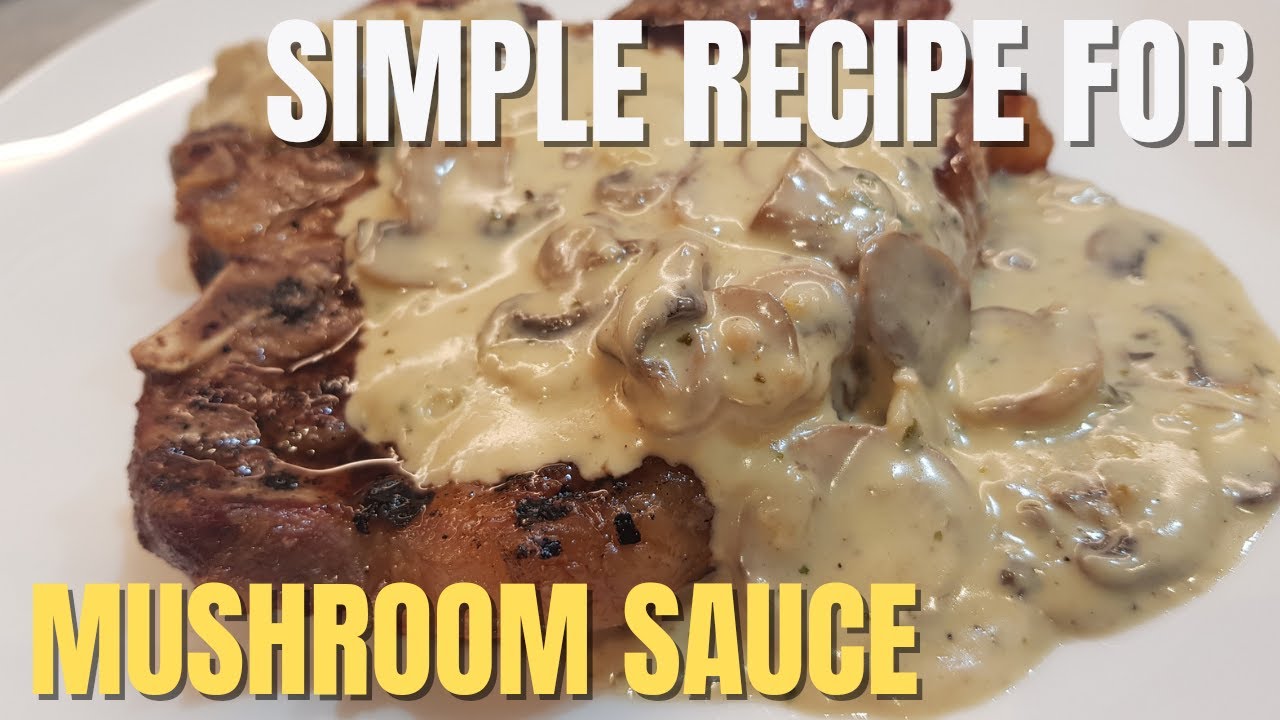 MUSHROOM SAUCE RECIPE FOR JOLLIBEE BURGER STEAK Quick and Easy