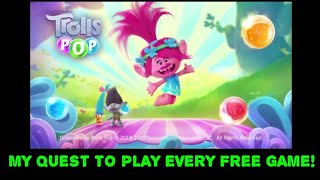 DreamWorks Trolls Pop! Bubble Shooter! My Quest To Play Every Free Game! screenshot 4