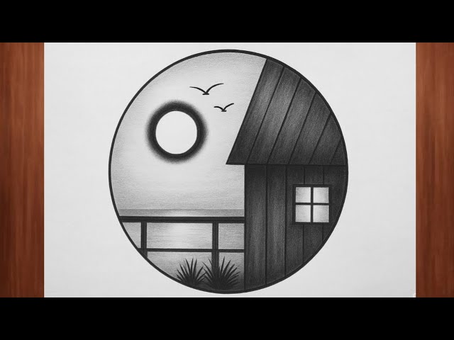 How To Draw A Round House
