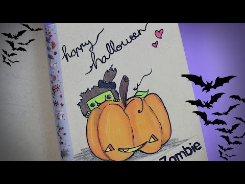 HAPPY HALLOWEEN! -Speed drawing - 🎃 🕸 VIDEO EXTRA @MissLittleZombie