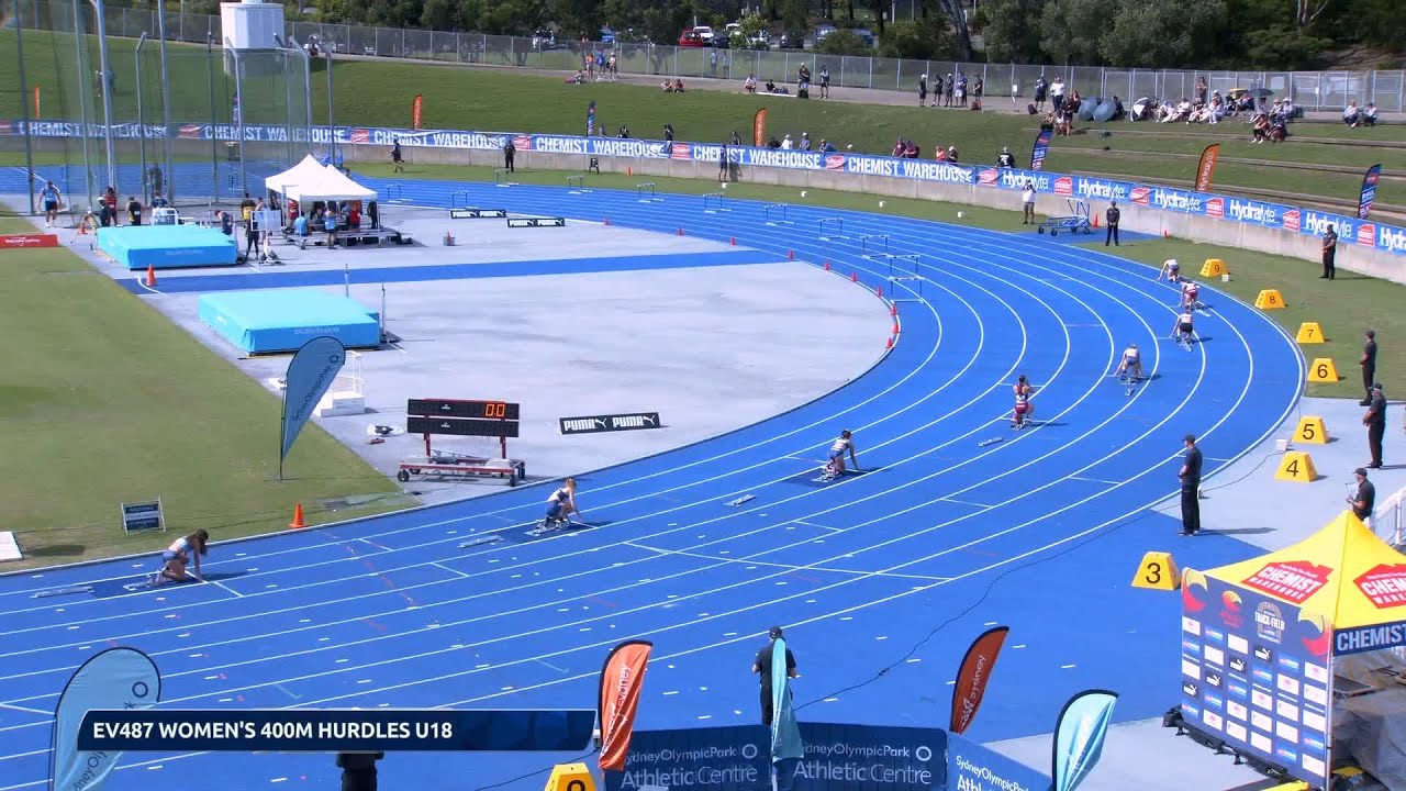 U18 Women 400m Hurdles Final 2022 Australian Track & Field