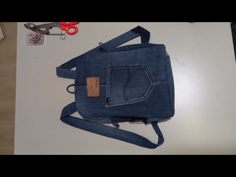 Video: Bir sırt çantası deseni. DIY moda aksesuarı