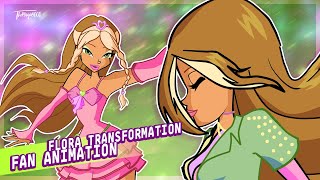 Winx Club 9/Reboot - Flora Transformation [Fan Animation]