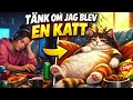 "Tänk om jag blev en katt (lat deluxe)"
