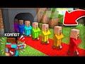 РАДУЖНЫЕ ЖИТЕЛИ ПРИШЛИ К НАМ В ДЕРЕВНЮ ИЗ ТОННЕЛЯ В МАЙНКРАФТ | Компот Minecraft