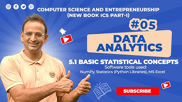 ICS Part 1 New Book Chapter 5 | Basic Statistical Concepts | PCTB 2025 | ICS Computer | ICS Book