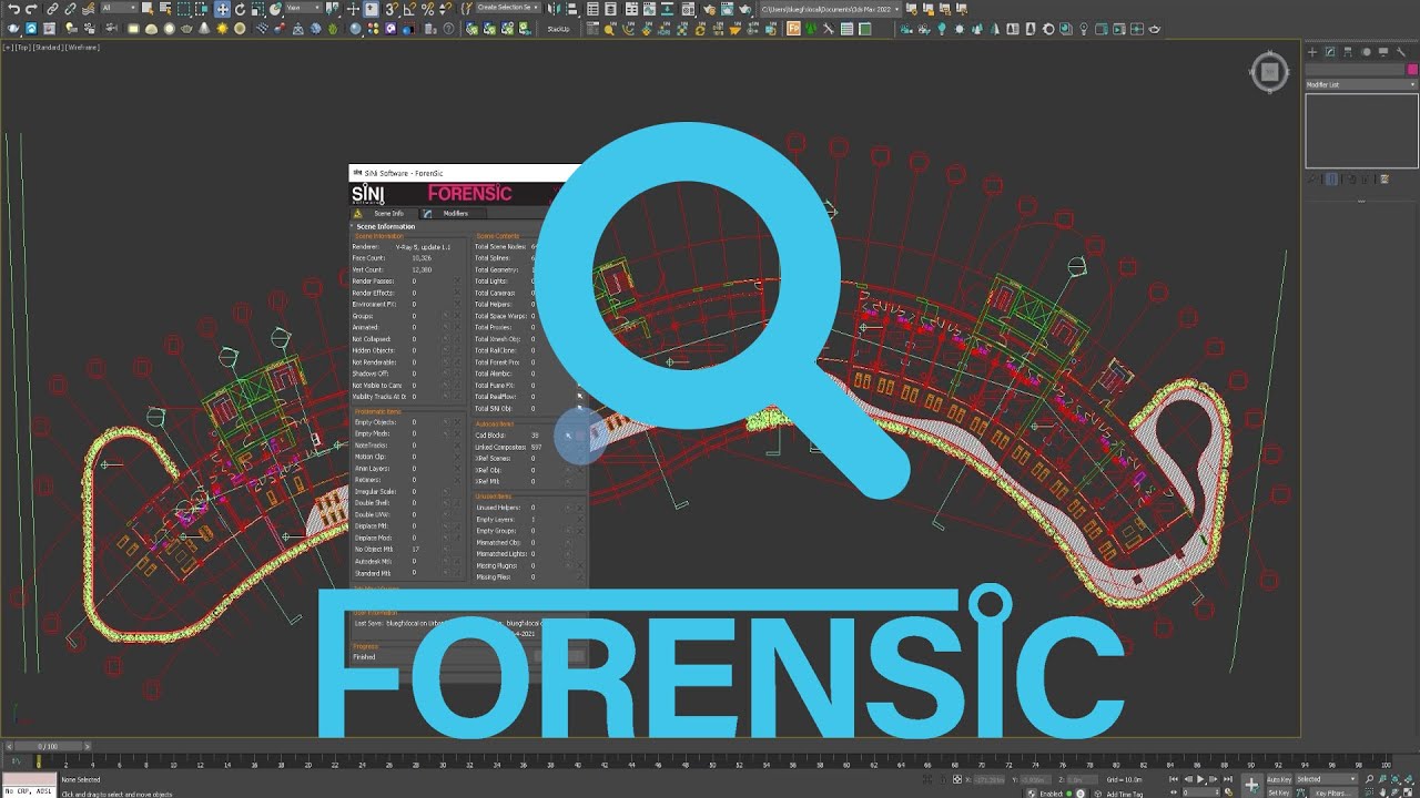 Delete CAD blocks to access tools in Forensic YouTube