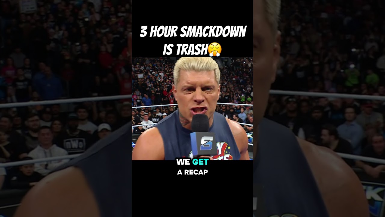 Трехчасовой SmackDown — это ОТСТОЙ! 