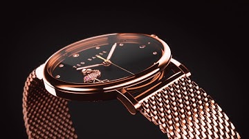 3D Animation - Ted Baker Flamingo Watch - Corona Render