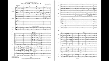 Serenade for 12 Instruments (excerpts) by Michael Weinstein