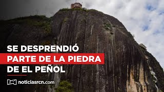 Thumbnail for En video: Se desprendió parte de la piedra El Peñol en Guatapé, Medellín