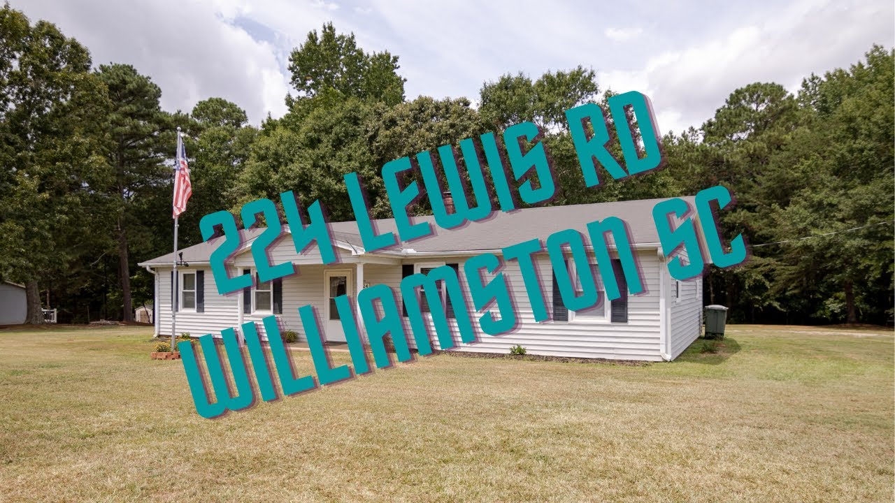 Home For Sale in Williamston SC YouTube