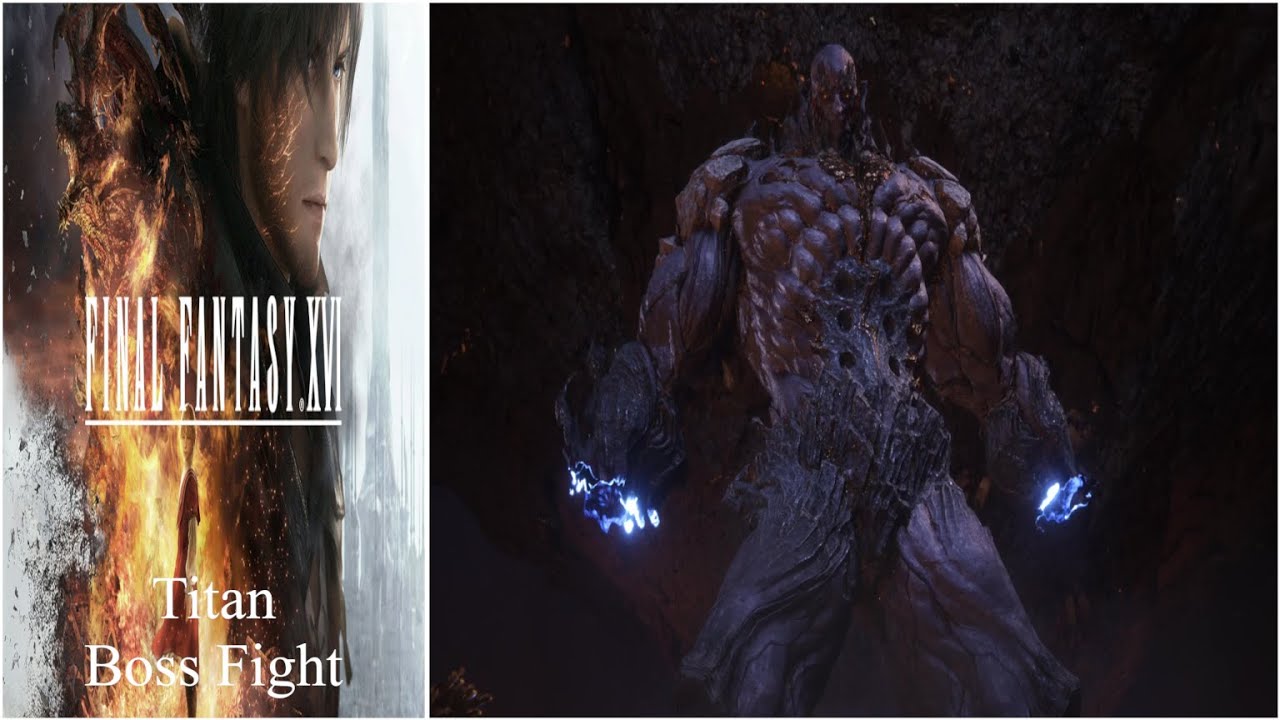 Final Fantasy XVI - Titan Boss Fight - YouTube