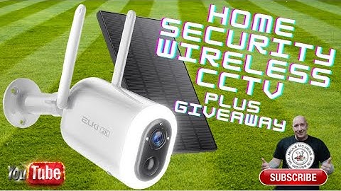Home Security CCTV WIRELESS Euki ZYE3 #cctv #homesecurity #solar
