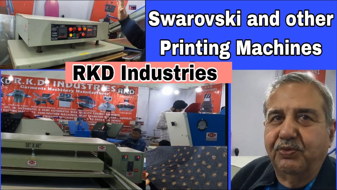 Hosiery Boutique Garments Machinery | RKD Ind. Fusing, Colar Cutting, Embossing, Printing Machines