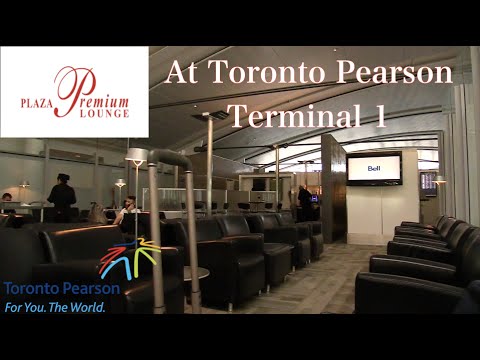 Quick view of the Plaza Premium Lounge at Toronto Pearson International Airport Terminal 1 - YouTube