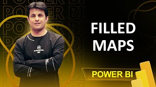3.2 How to Creating a Filled Map in Power BI | Power BI Tutorials for Beginners | By Pavan Lalwani