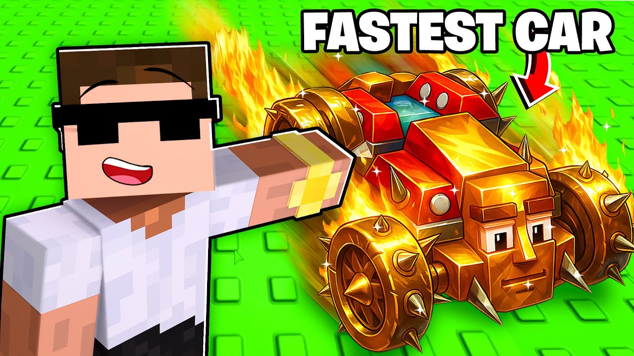I Spent $1 Robux Building the FASTEST CAR..(Roblox)