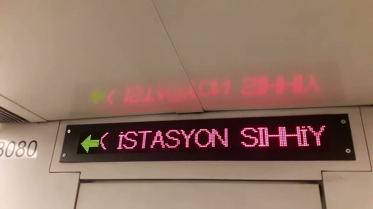 ANKARA METROSU ULUS VE KIZILAY ARASI YOLCULUK YOLCU KAMERASINDAN