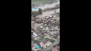 Borrasca 'Marta': Nueva amenaza por crecidas, con el Guadalquivir en máximo #shorts
