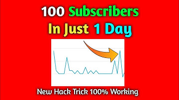 Get Your First 100 Subscriber - In Just 1 Day ( GUARANTEED ) #Algrow