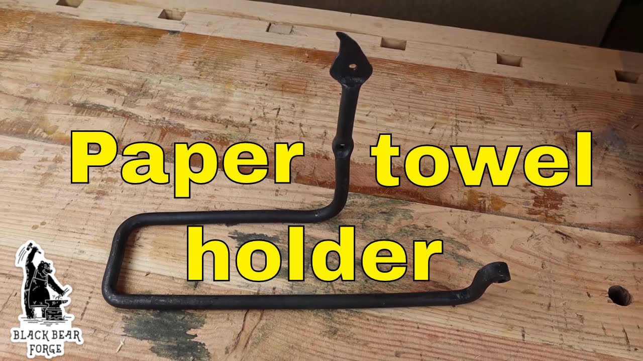 Forged Hand Towel Holder – Pike Lake Forge