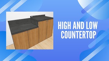 [Kitchen Cabinet FAQ] High and low countertop | AiHouse