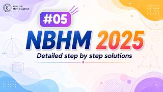 NBHM 2025 Que 05 Solution | MSc/PhD Exam | #nbhm #phd #csirnet #gate