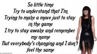 Video thumbnail of "Lily Allen - Everybody's Changing    [lyrics]"