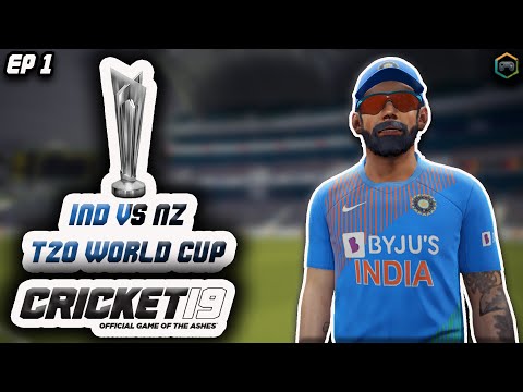 India vs New Zealand - T20 World Cup 🏆 - Cricket 19 🏏 - EP 1