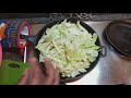 Fried Cabbage Without Meat