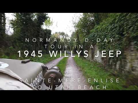 Willys Jeep Tour Normandy France Sainte-Mere-Eglise to Utah Beach