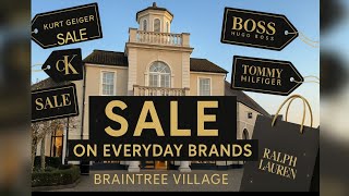 Outlet Shopping ka Mazaa | Coach se le kar Kurt Geiger tak! | Braintree Village in Essex 👖👗🧣🧢👚🛍️